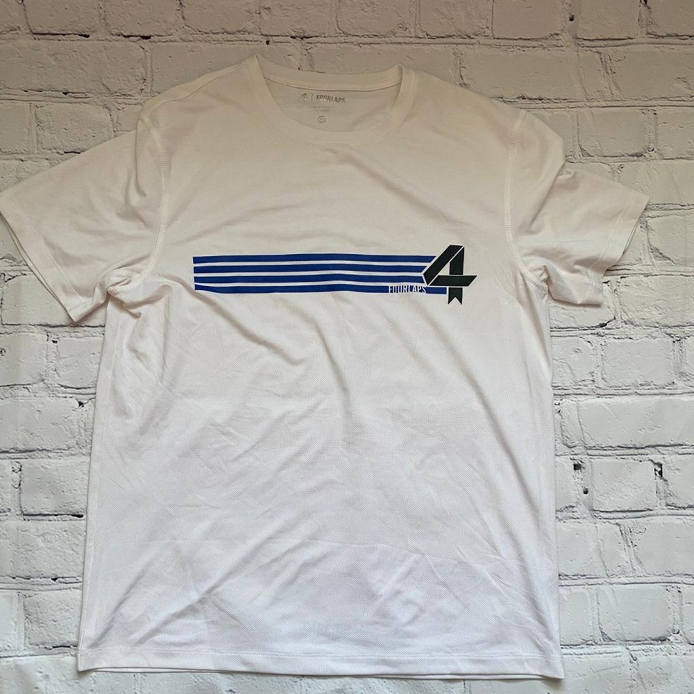Fourlaps White Tee Short Sleeve